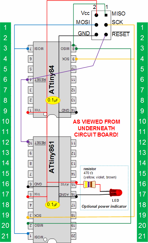 DIY ATtiny STK505 Programming Board Replacement - Robot Room
