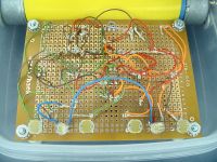 Slightly messy point-to-point wiring