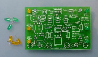 Yellow and green LEDs