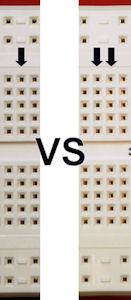 Extra column in the center of 840 tie point breadboards