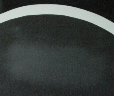 Ring showing a few passes of steel wool