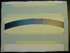 Semi-cicle mask for decreasing variances when painting the white border