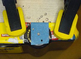 Drilling holes with tape protection