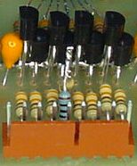 Numeric LED transistor drivers