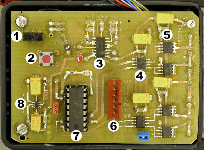 Mini sumo robot circuit board