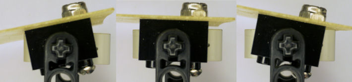 Scoop tilts back and forth