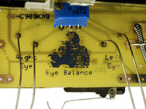 Secret bitmap image on PCB