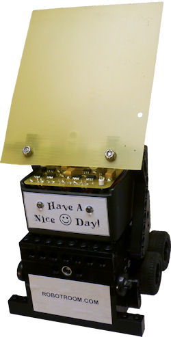 Starting position with scoop raised