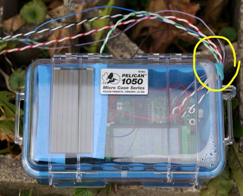 Frost depth weather station in Pelican micro case