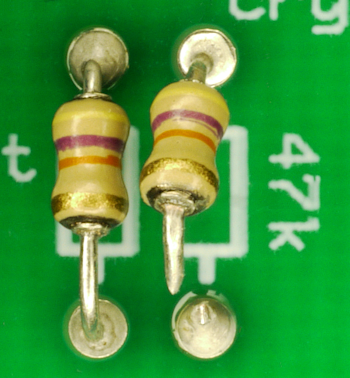 Pull-up resistor disconnected