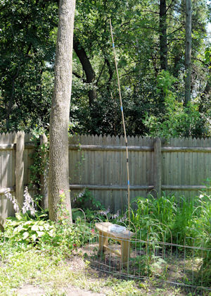 Shadows and sunlit temperature probes are bad for a weather station