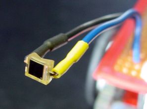 Tiny solar cell for light sensors
